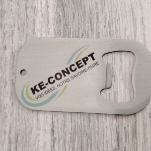 Décapsuleurs en inox à personnaliser