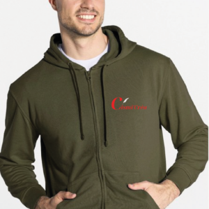 Sweat capuche zippé unisexe à personnaliser JK297
