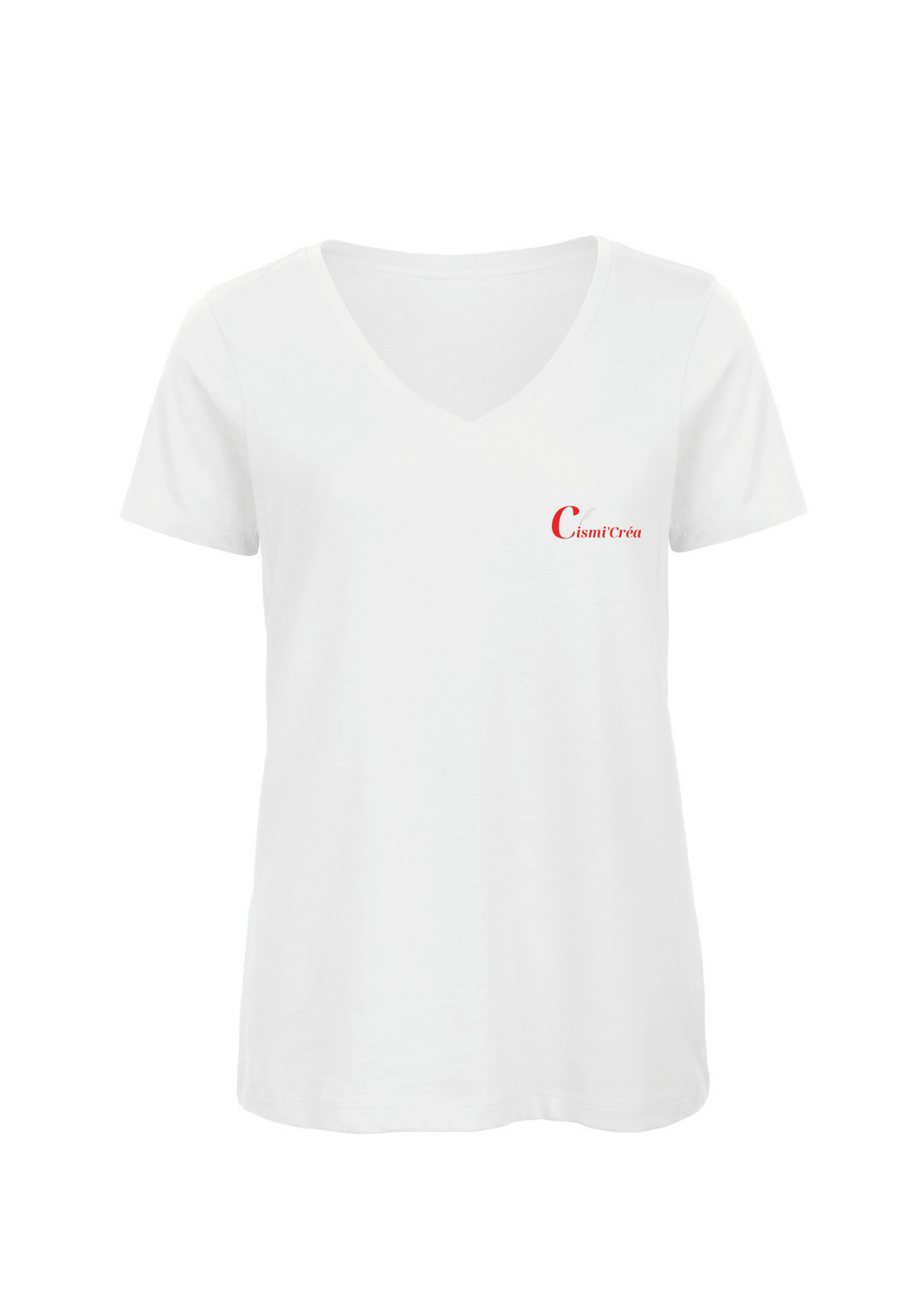 T-Shirt col V Femme à personnaliser BC0145 – Image 3