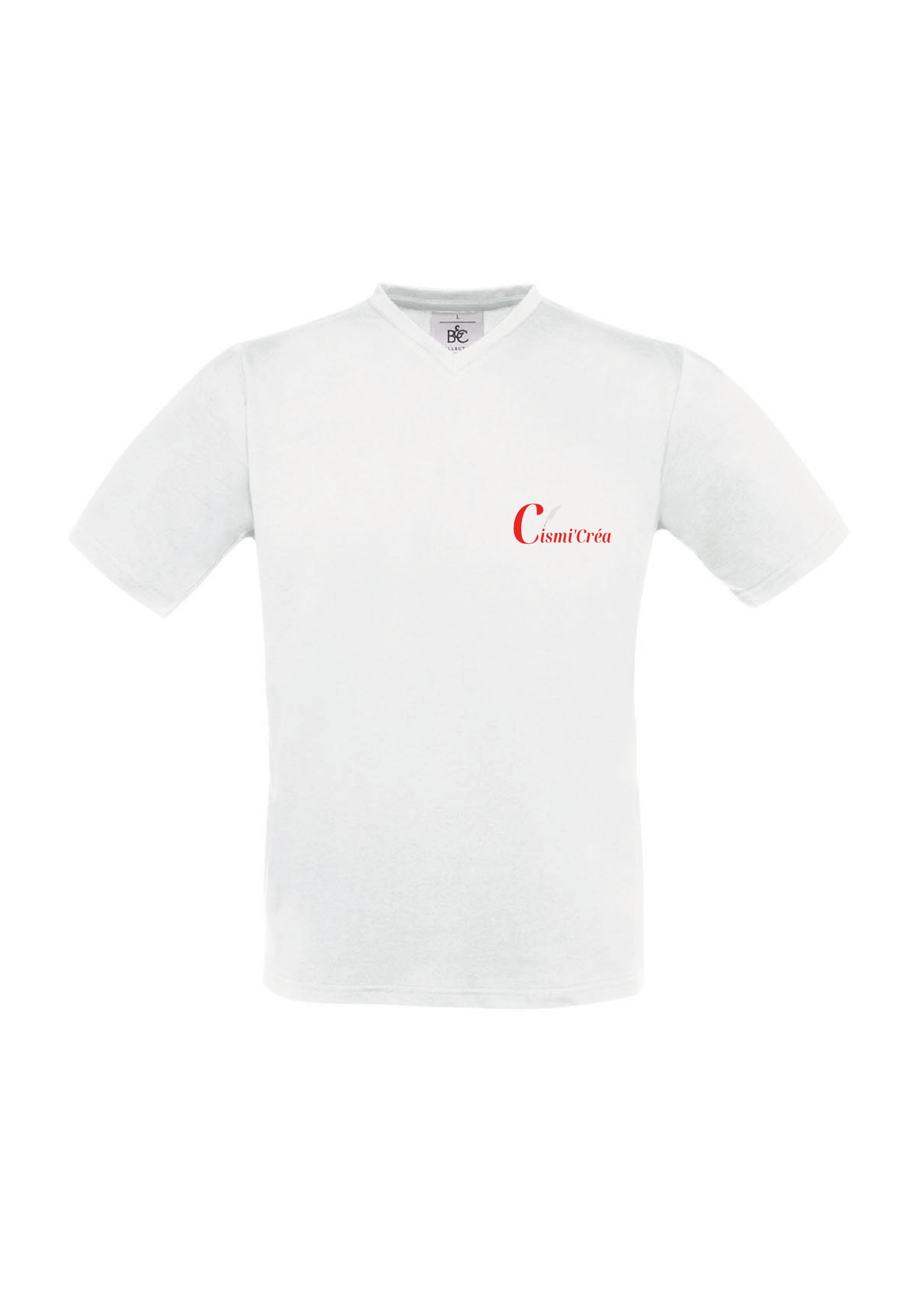 T-Shirt col V à personnaliser BC153 – Image 3